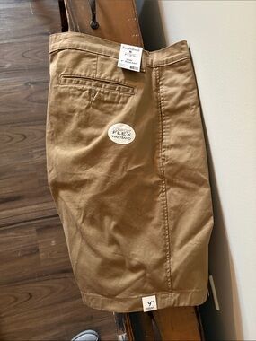Saddlebred Men's Flat Front Shorts - Khaki